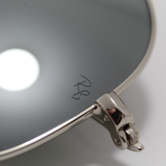 RAY-BAN RB 3025 W3277 SILVER FLASH AVIATORS - Picture 8 of 8